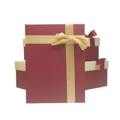 Hộp quà Giáng sinh tùy chỉnh nắp lớn Hộp bên dưới Bao bì Vàng băng Giáng sinh sang trọng Nhóm quà Giáng sinh độc đáo