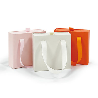 Thư mục giấy hộp giấy màu đen nhỏ sang trọng thời trang đồ trang sức gifts drawer slide hộp đóng gói với logo của bạn