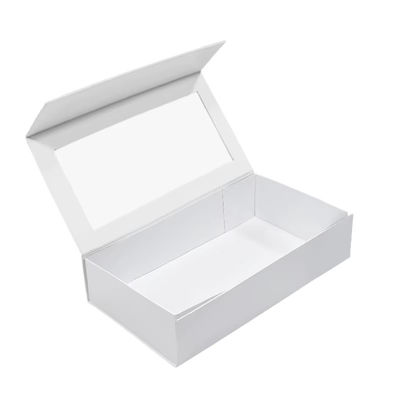 Hộp quà gập cứng ván Matt Art Custom Box làm bằng giấy nghệ thuật và ván Magnetic Gift Folding Box với cửa sổ
