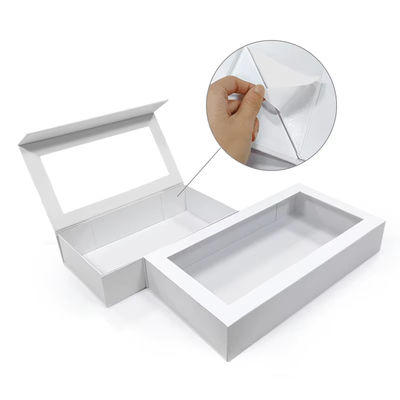 Hộp quà gập cứng ván Matt Art Custom Box làm bằng giấy nghệ thuật và ván Magnetic Gift Folding Box với cửa sổ