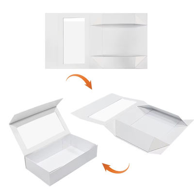 Hộp quà gập cứng ván Matt Art Custom Box làm bằng giấy nghệ thuật và ván Magnetic Gift Folding Box với cửa sổ