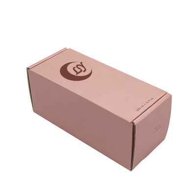 Hộp gửi thư tùy chỉnh in màu hồng mỹ phẩm cá nhân Hộp đóng gói gửi thư Cảm ơn Hộp đóng gói quà Thẻ giấy