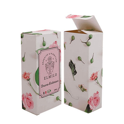 Nhập sẵn ấn bản Biodegradable nước hoa sắc đẹp chăm sóc da mỹ phẩm hộp đóng gói Hot Stamping hộp giấy nổi