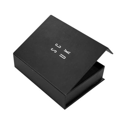 Logo tùy chỉnh Luxury Black Cardboard Smart Watch Hộp đóng gói quà tặng từ tính Đồng hồ đơn với lớp lót bọt