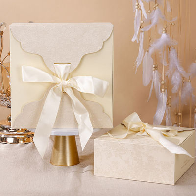 Thư ký hộp quà từ tính tái chế tùy chỉnh Bao bì hộp giấy cứng gấp sang trọng để đóng gói quà tặng