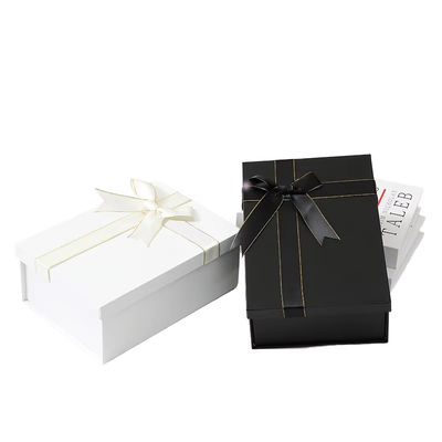 Hộp quà cao cấp Bao bì kích thước tùy chỉnh cho Ngày Valentine Ngày của mẹ Hộp quà trang trí cung trắng đen