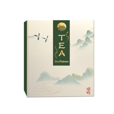 Logo tùy chỉnh Thẻ giấy gấp túi trà Hộp quà tặng để đóng gói trà cà phê thơm cao cấp
