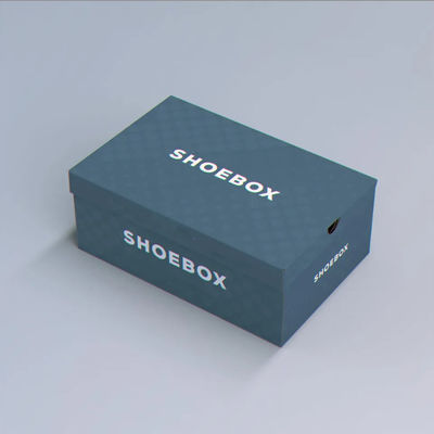 Hộp giày bằng vải cardboard có logo đóng gói hộp vận chuyển kết thúc bề mặt mờ cho ô