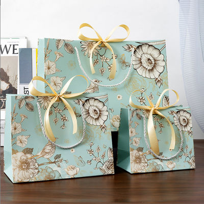 Túi giấy tùy chỉnh bán buôn giấy Eco mua sắm bao bì túi quà túi giấy in với logo của riêng bạn