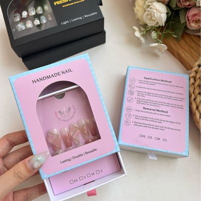 Eco Friendly Luxury Jewelry Packaging Boxes For Earrings Recycled Paperboard Sponge Lining Stamping Technique Candle Wallet Các loại đồ trang trí trang trí