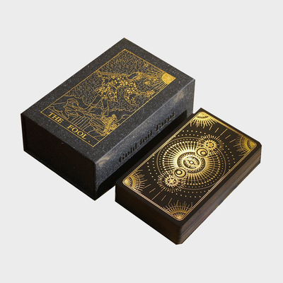 Thẻ Thẻ Tarot sang trọng Khóa từ tính Hình dạng sách trang trí Hộp sách giả Hộp yêu thích