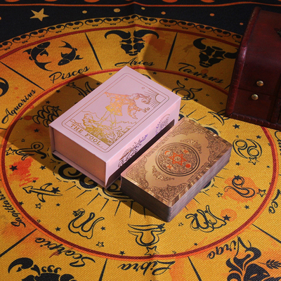 Thẻ Thẻ Tarot sang trọng Khóa từ tính Hình dạng sách trang trí Hộp sách giả Hộp yêu thích