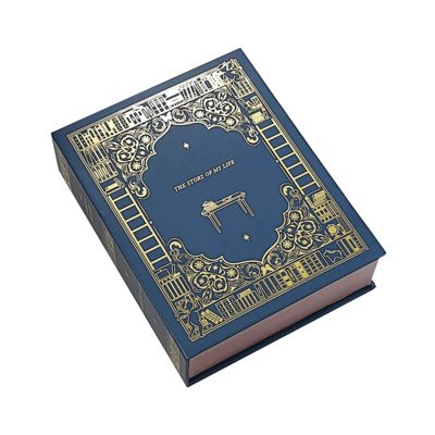 Nhập gói hộp quà hình sách sang trọng được in tùy chỉnh cho nến có thương hiệu Giải pháp quà tặng lễ cưới cao cấp
