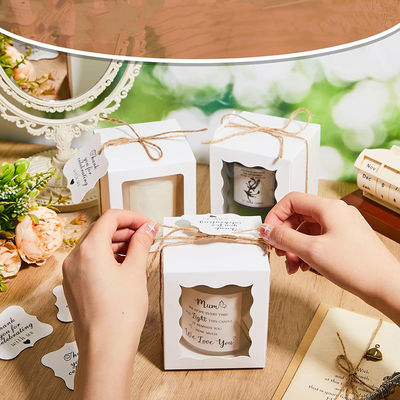 Hộp quà tặng nến sang trọng thanh lịch tùy chỉnh Hộp bao bì nến in cho nến cao cấp