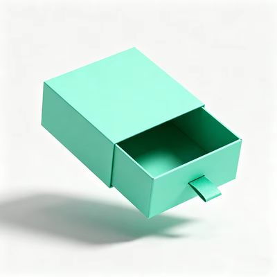 Hộp đựng trang sức bằng bìa cứng trắng có hoa văn vuông sang trọng, trượt ngăn kéo, bán sỉ