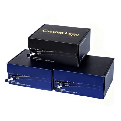 Hộp giấy carton tự niêm phong tùy chỉnh cho quần áo, mỹ phẩm, bao bì nắp nước hoa, hộp in dải xé