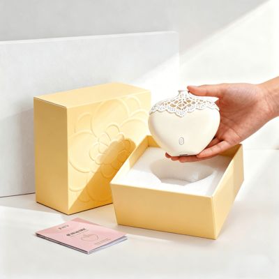 Thư ký độc đáo 50ml Perfume Gift Set Box Phụ nữ màu hồng Nắp cứng và hộp cơ sở Phụ liệu hương liệu Bao bì làm từ giấy