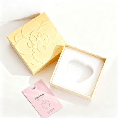 Thư ký độc đáo 50ml Perfume Gift Set Box Phụ nữ màu hồng Nắp cứng và hộp cơ sở Phụ liệu hương liệu Bao bì làm từ giấy