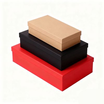 Bộ hộp quà tặng dạng phẳng cao cấp màu cam sang trọng tùy chỉnh với túi giấy có các tính năng cán mờ, dập nổi, in lá vàng