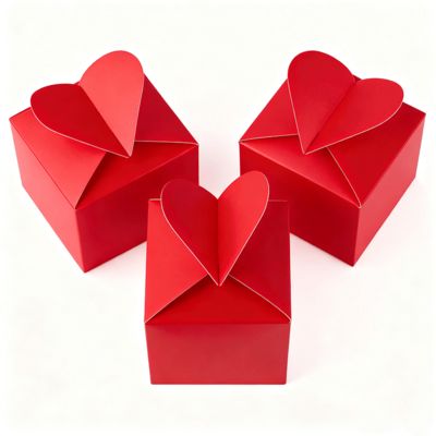 Khơi Dậy Sức Hút Tình Yêu Hộp Đựng Thẻ Hình Trái Tim Độc Quyền Cán Màng Bóng Mờ Lót Mút Mỗi Khoảnh Khắc Đặc Biệt Tay Cầm Nến