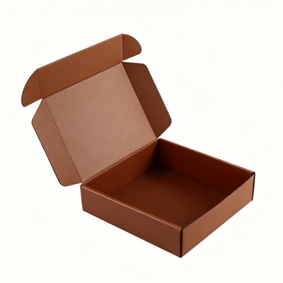 Hộp giấy carton sóng 13*13*3cm tùy chỉnh Nhỏ Gửi thư đầy màu sắc Quần áo Cán bóng Vật liệu tái chế để Vận chuyển nến