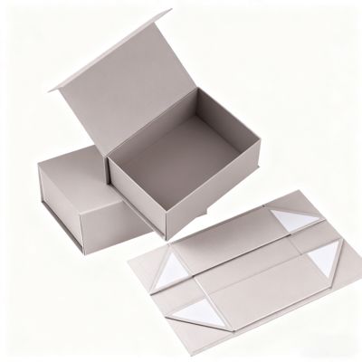 Hộp giấy cứng cao cấp chăm sóc da tùy chỉnh, hộp bìa cứng có nắp đóng từ tính, có thể tái chế, tái sử dụng, hộp quà tặng cho mỹ phẩm, nến, ví