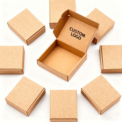 Thùng Máy Bay Vận Chuyển Có Thể Tái Chế, Chống Chịu, Độ Bền Cao, Bìa Cứng Sóng, Dập Nổi Cho Đóng Gói Doanh Nghiệp Nhỏ