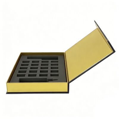 Chiếc hộp gói bìa cao cấp cao cấp bằng từ tính Flip Top Rigid Cardboard