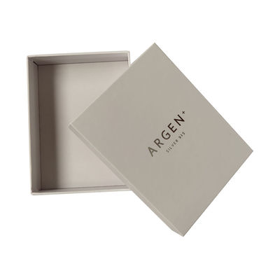 Chiếc hộp bìa và cơ sở 157g giấy nghệ thuật 1000g Thẻ đồ trang sức màu trắng