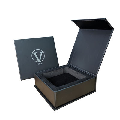 Các vật liệu tái chế tùy chỉnh kích thước hình sách bao bì hộp quà tặng với nắp từ tính