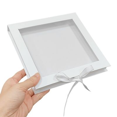 Bao bì vòng cổ bằng vỏ bọc bìa từ tính thân thiện với môi trường với cửa sổ trong suốt