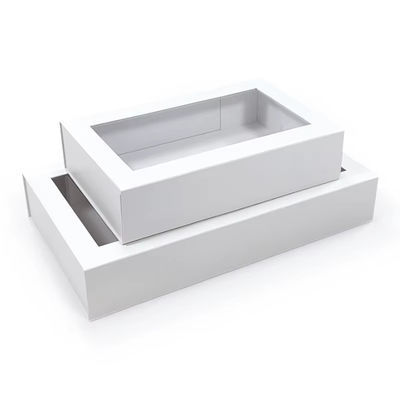 Hộp quà gập cứng ván Matt Art Custom Box làm bằng giấy nghệ thuật và ván Magnetic Gift Folding Box với cửa sổ