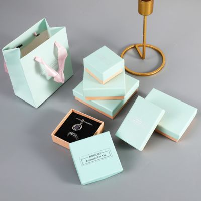 Hộp đựng trang sức bằng giấy tái chế thân thiện với môi trường, có logo tùy chỉnh từ nhà máy, độc đáo, sang trọng, đóng gói quà tặng cho trang sức thời trang nữ