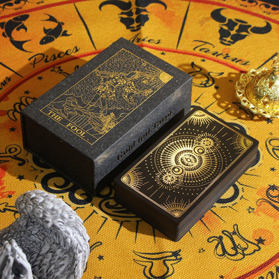Thẻ Thẻ Tarot sang trọng Khóa từ tính Hình dạng sách trang trí Hộp sách giả Hộp yêu thích
