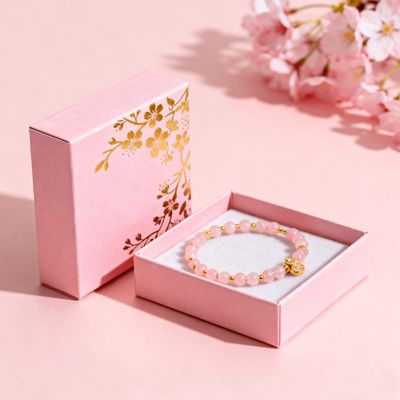 Hộp quà tặng sang trọng thiết kế riêng bằng giấy cứng màu xanh lá dập nổi đựng trang sức cho nhẫn và bông tai, dùng để cất giữ phụ kiện thời trang