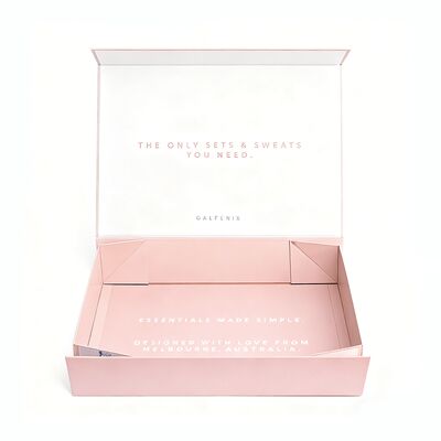High End Luxury Clothing Package Tùy chỉnh Eco Friendly Magnetic Gập giấy quà hộp cho đồ lót
