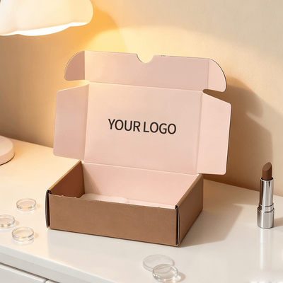 Hộp bưu điện logo tùy chỉnh hộp đóng gói vận chuyển lợp cho các sản phẩm thương mại điện tử